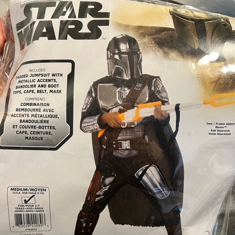 The Mandalorian- Star Wars Halloween costume kids size M